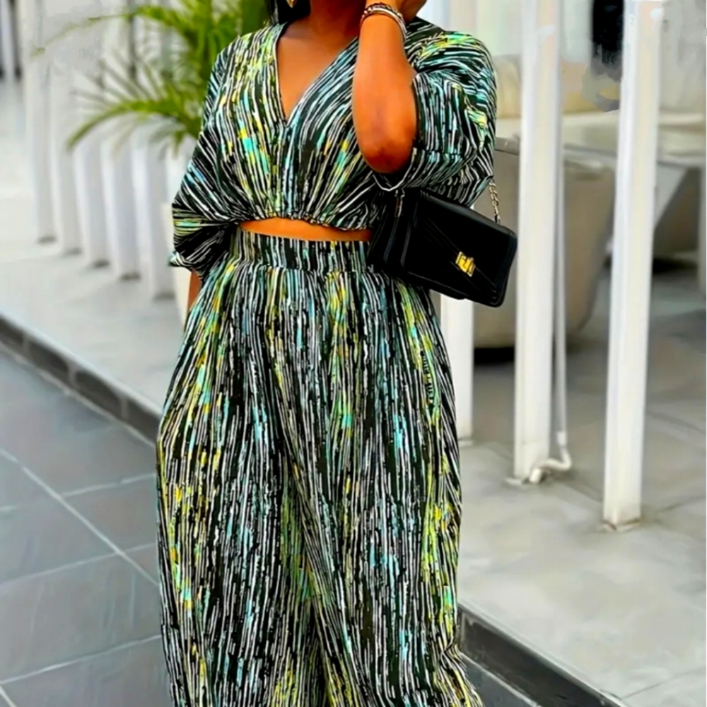 Curve Plus 2 Piece Crop Set